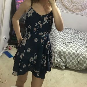 Mini Floral Skater Dress